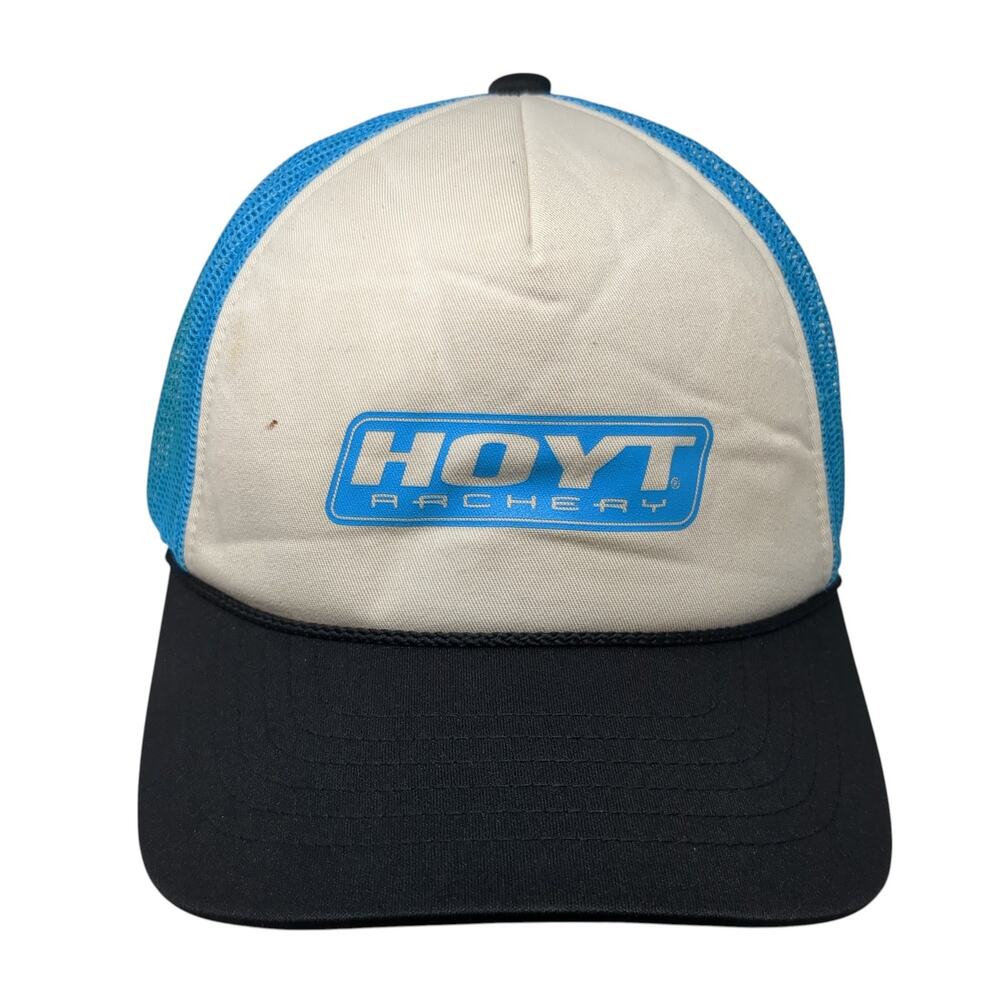 HOYT Archery Snapback Rope Trucker Hat Multicolor One Size Mesh Back